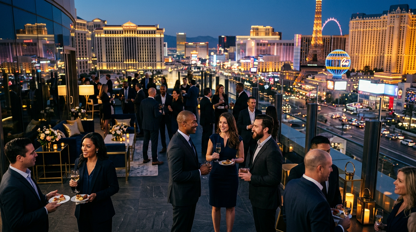 Las Vegas business event atmosphere